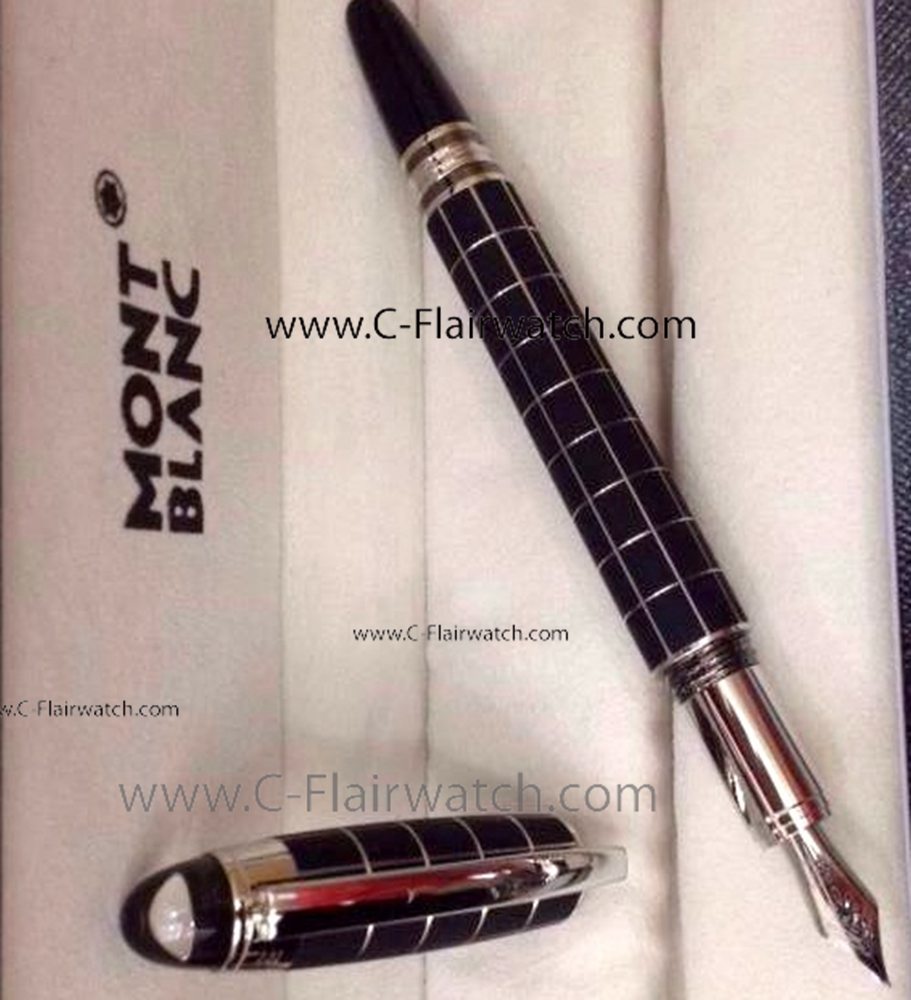 Replica Mont blanc Fountain Pen: StarWalker Rubber & Steel